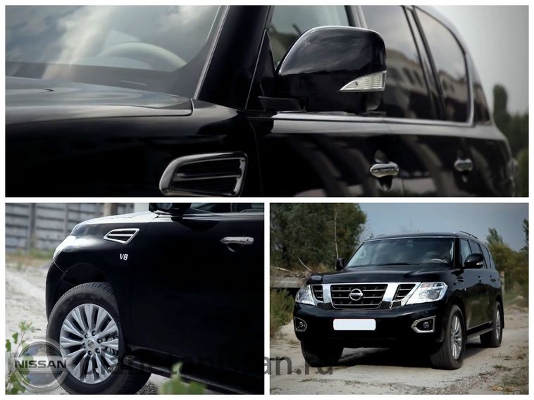 Nissan Patrol 2015 - вид спереди